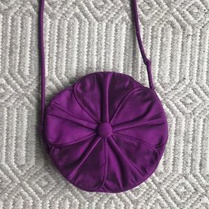 Vintage Silk Flower pedal purse